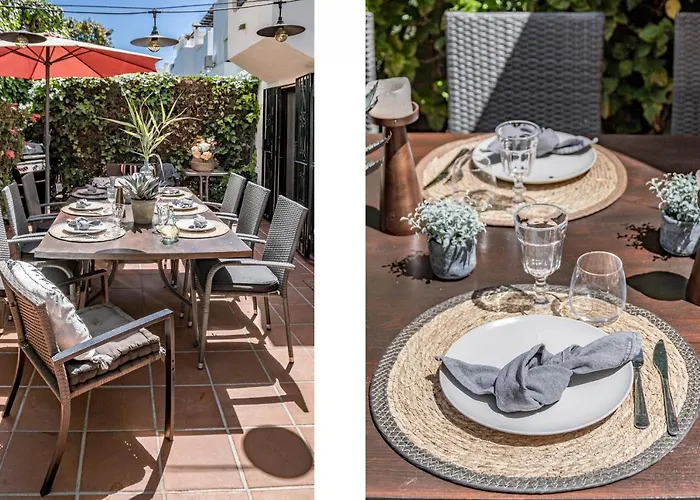 Feriehus Seaside 3 Bedroom Townhouse In San Pedro Close To The With Private Garden Marbella