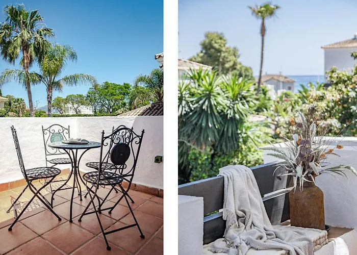 Seaside 3 Bedroom Townhouse In San Pedro Close To The With Private Garden Feriehus