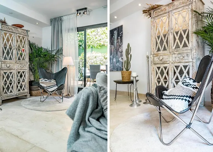 Seaside 3 Bedroom Townhouse In San Pedro Close To The With Private Garden Feriehus *