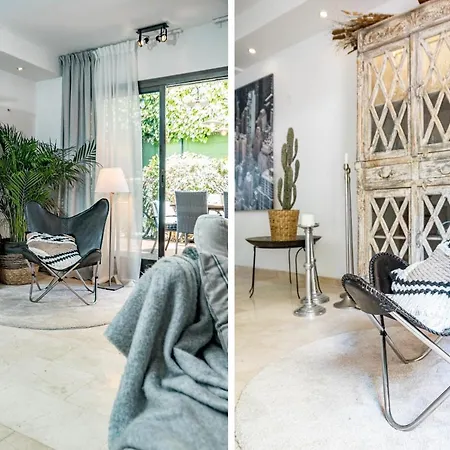 Seaside 3 Bedroom Townhouse In San Pedro Close To The With Private Garden 펜션 *